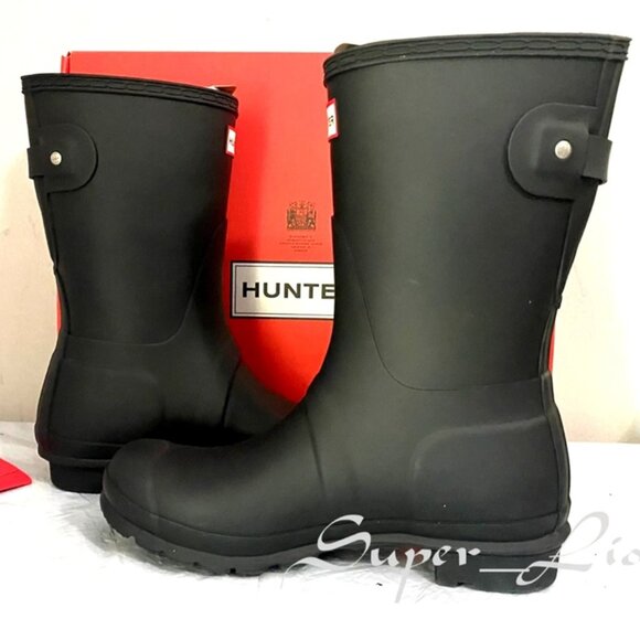 NEW Hunter Women's Original Back Adjustable Short Rain Boots - Picture 7 of 9